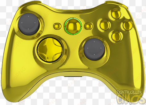 chrome gold edition - golden xbox controller png