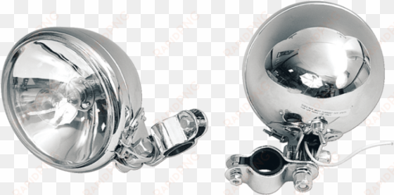 chromed reproduction spotlight for harley-davidson, - phare moto longue portée