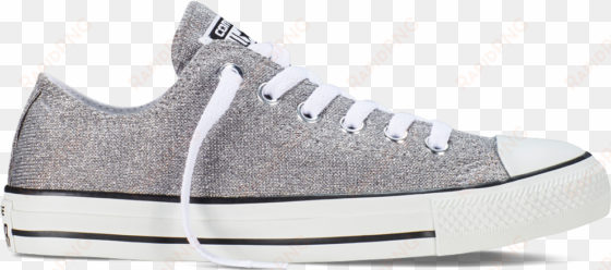 chuck taylor all star sparkle knit silver/white/black - all star silver converse