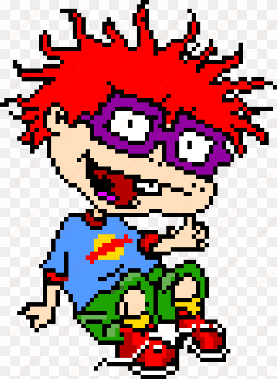 chuckie - minecraft pixel art rugrats