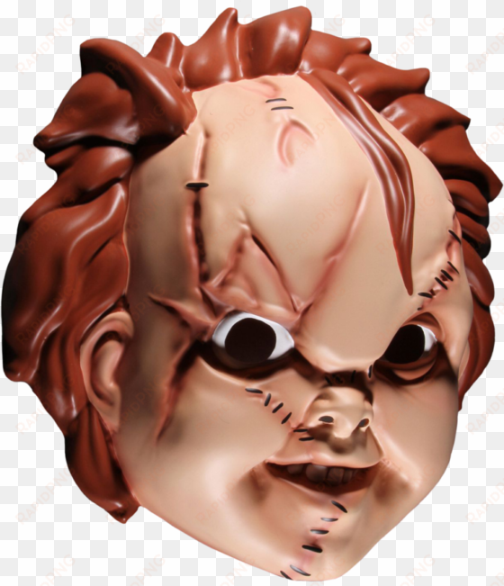 chucky adult plastic mask - mezco toyz bride of chucky roleplay mask