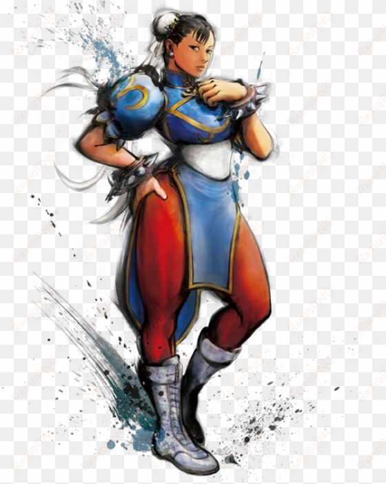 chun li street fighter 5 png - street fighter art style