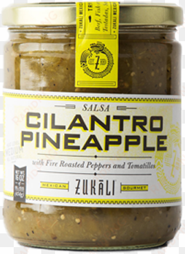 cilantro pineapple salsa - zukali salsa, cilantro pineapple - 16 oz