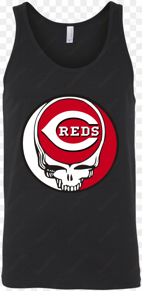 cincinnati reds grateful dead steal your face baseball - grateful dead