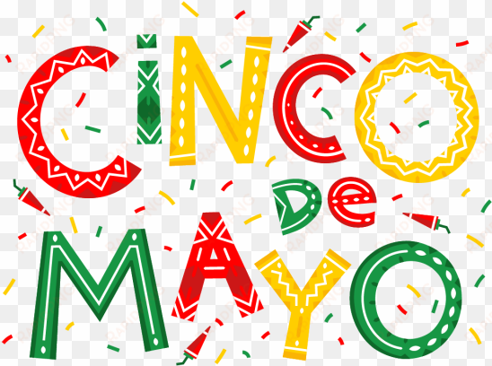 cinco de mayo hand drawn lettering design, cinco, de, - illustration