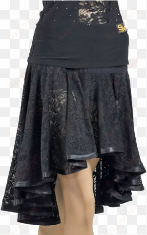 circle lace latin & rhythm skirt - a-line