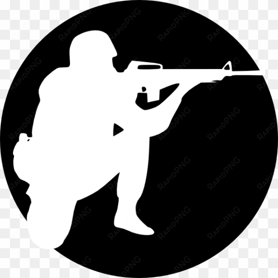 circle soldier aiming clip art - if you can t stand behind our troops feel free to stand