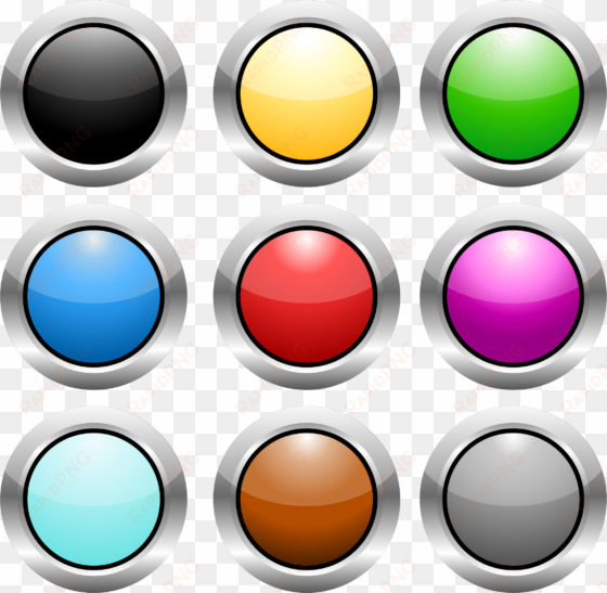circle web buttons png