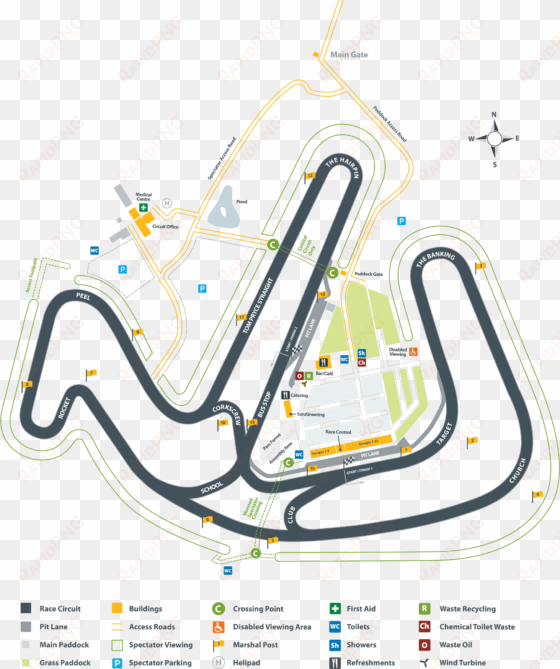 circuit map - race track