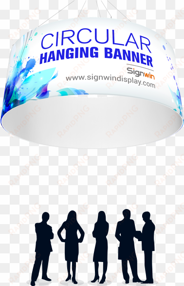 circular tube hanging banner custom printing - printing