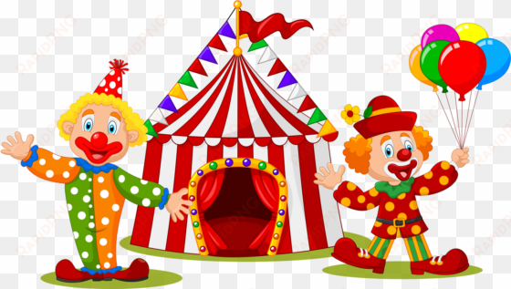 circus clipart high wire - circus clowns