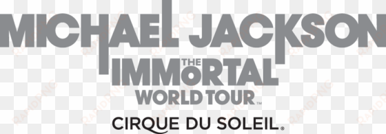 cirque du soleil michael jackson the immortal world - michael jackson immortal world tour logo