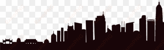 city silhouette at getdrawings com free for - building silhouette vector png