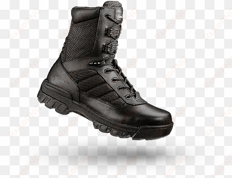 Civilians & Industrial - Bates High Leg Boots - Fw511 - Black - 10 transparent png image
