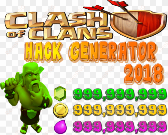 clash of clans hack 2018 elixir, gems, and gold by - clash of clans hack png