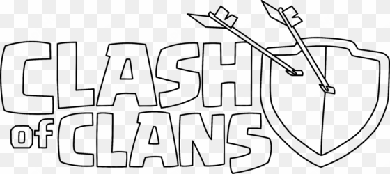 clash of clans logo drawing