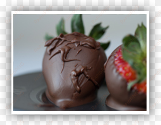 classic chocolate covered strawberries - chocolate