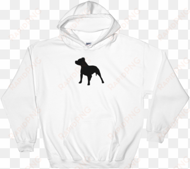 classic dog breed silhouette pullover hoodie - real men wet shave hooded sweatshirt