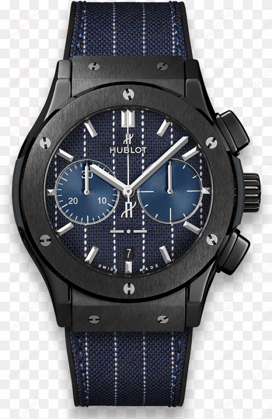 classic fusion chronograph italia independent pinstripe - hublot classic fusion chronograph