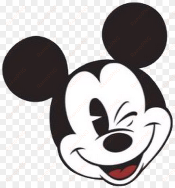 classic mickey mouse face - mickey png