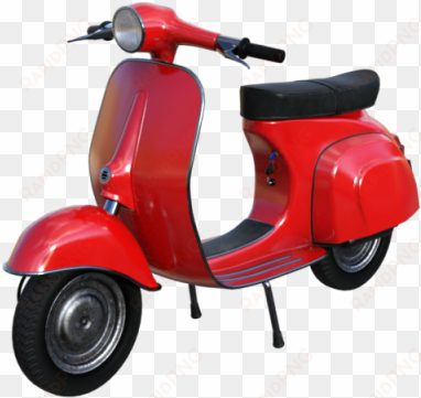 classic scooter red, classic, scooter, vehicle png - scooter