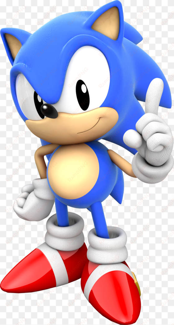 Classic Sonic Model V3 By Mateus2014-d93n04e - Classic Sonic Model Download transparent png image