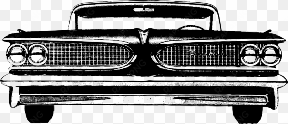 classic - vintage car front vector