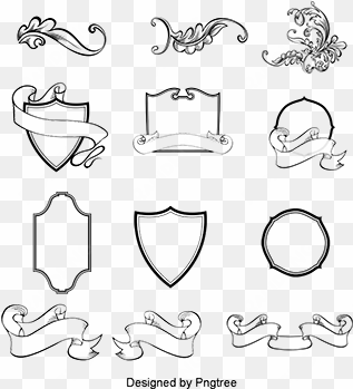 classical medieval element vector material, shield, - portable network graphics