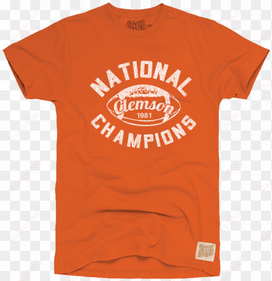 clemson 1981 national champions men's tee - t-shirt