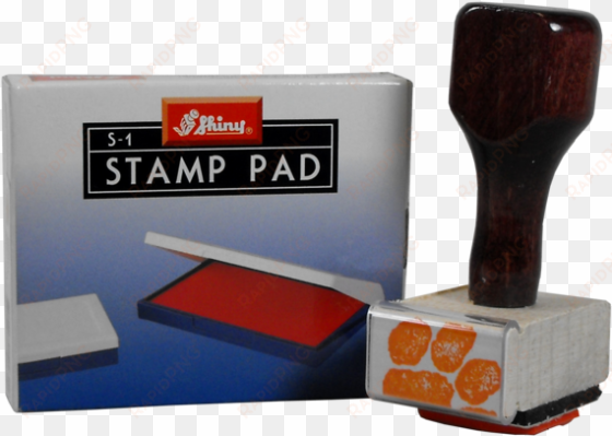 clemson tiger paw stamp and orange ink pad - shiny stamp pad red size 3 110 x 70mm