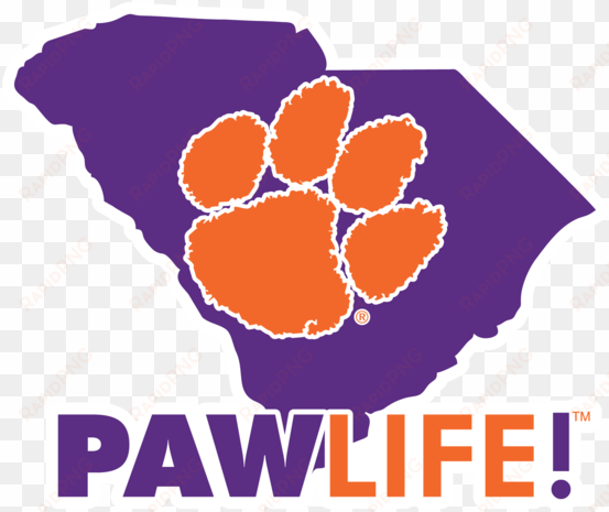 clemson tigers alumni logo transfer decal