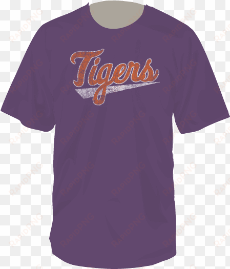 clemson tigers script short sleeve t-shirt - t-shirt