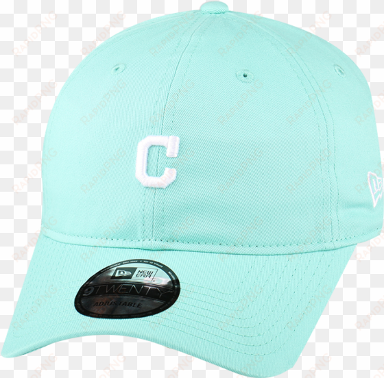 cleveland indians mlb mini logo pastel collection mint - baseball cap