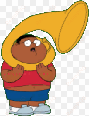 cleveland jr practice tuba - cartoon