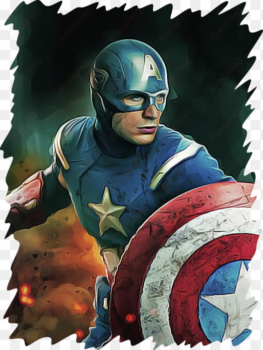 click and drag to re-position the image, if desired - avengers captain america chris evans movie 32x24 print
