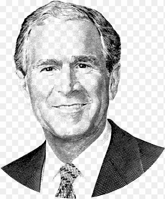 click and drag to re-position the image, if desired - george w bush black and white