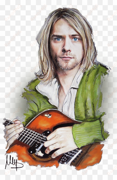 click and drag to re-position the image, if desired - kurt cobain