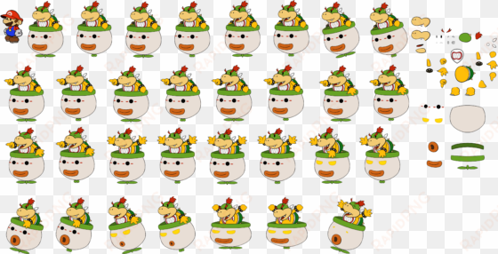 click for full sized image bowser jr - bowser jr clown car