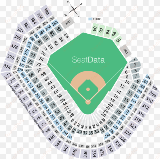 click section to see the view - pnc park seating chart