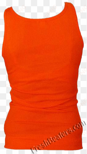 click to enlarge image - womens orange tank top