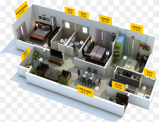 click to view floor plan - vruksha