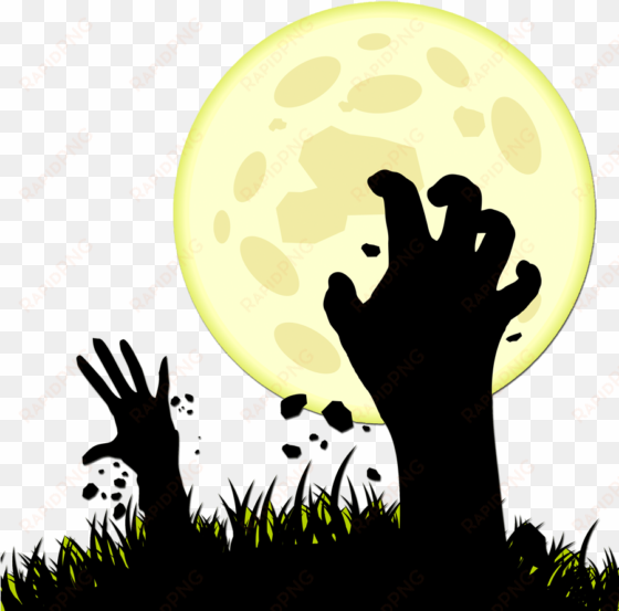 click to view larger - halloween hand png