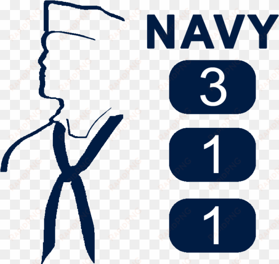 Click To View This Navy 311 Logo - Navy Vector transparent png image