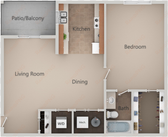 click to zoom b - floor plan