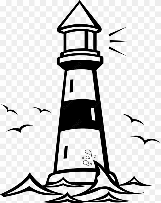 cliff clipart lighthouse - lighthouse vector png