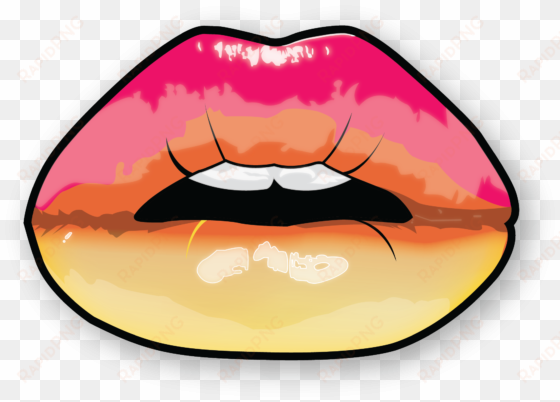 clint dehner - cartoon lip gloss png