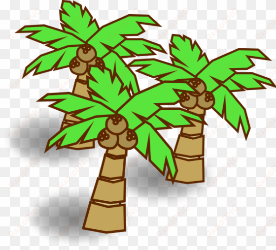 clip art at clker com vector online - coconut palm tree clipart