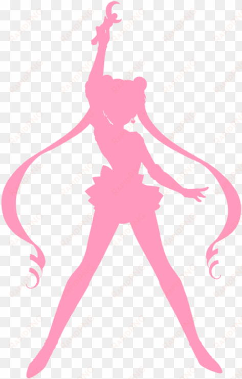 clip art black and white tumblr - sailor moon silhouette png