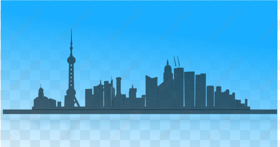 clip art city skyline - perkotaan background vector