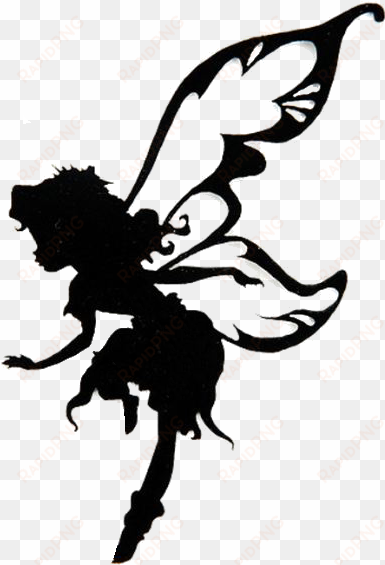 clip art - free fairy silhouette